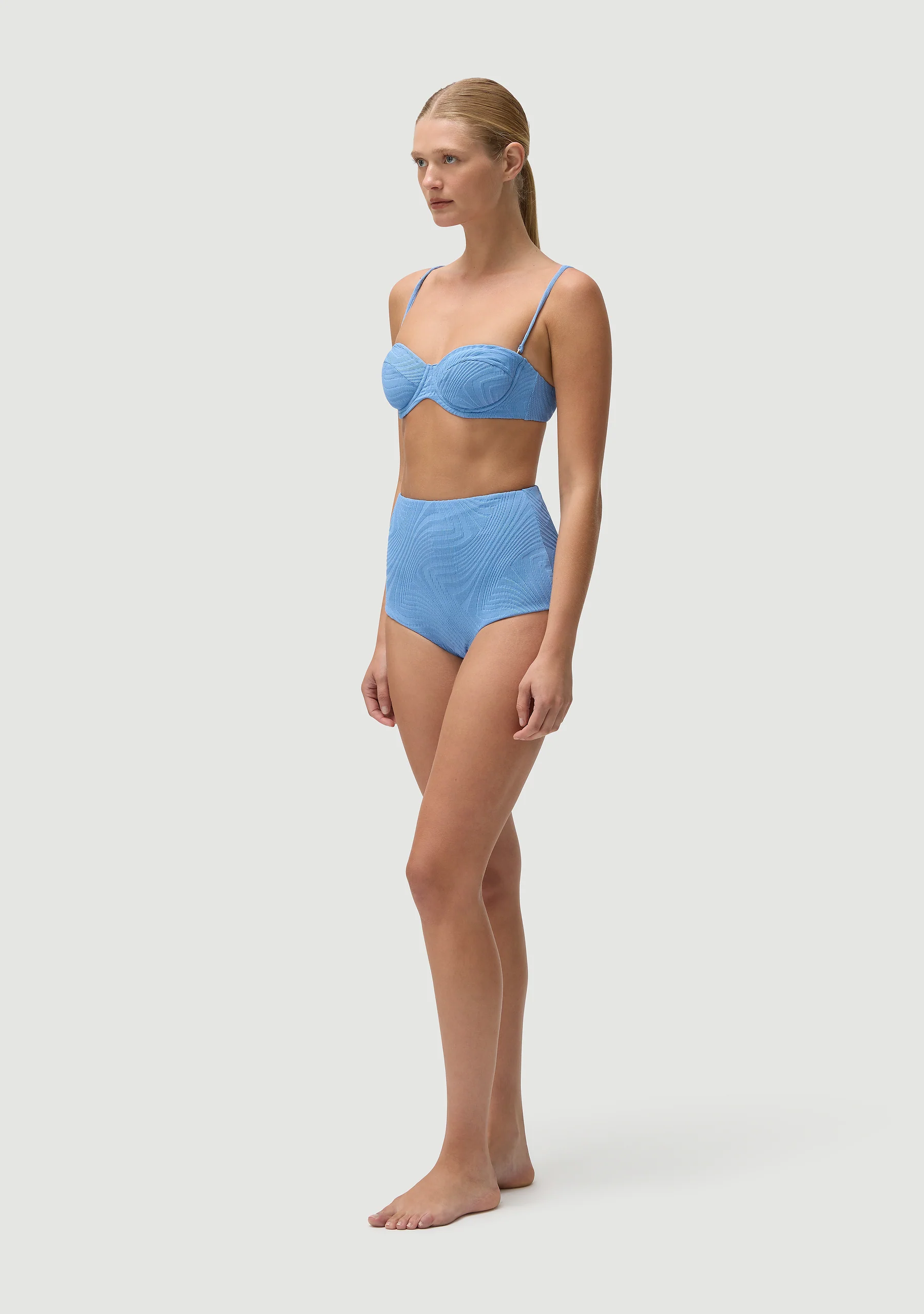 Rodney Padded Top | Lichen Blue - Image 3