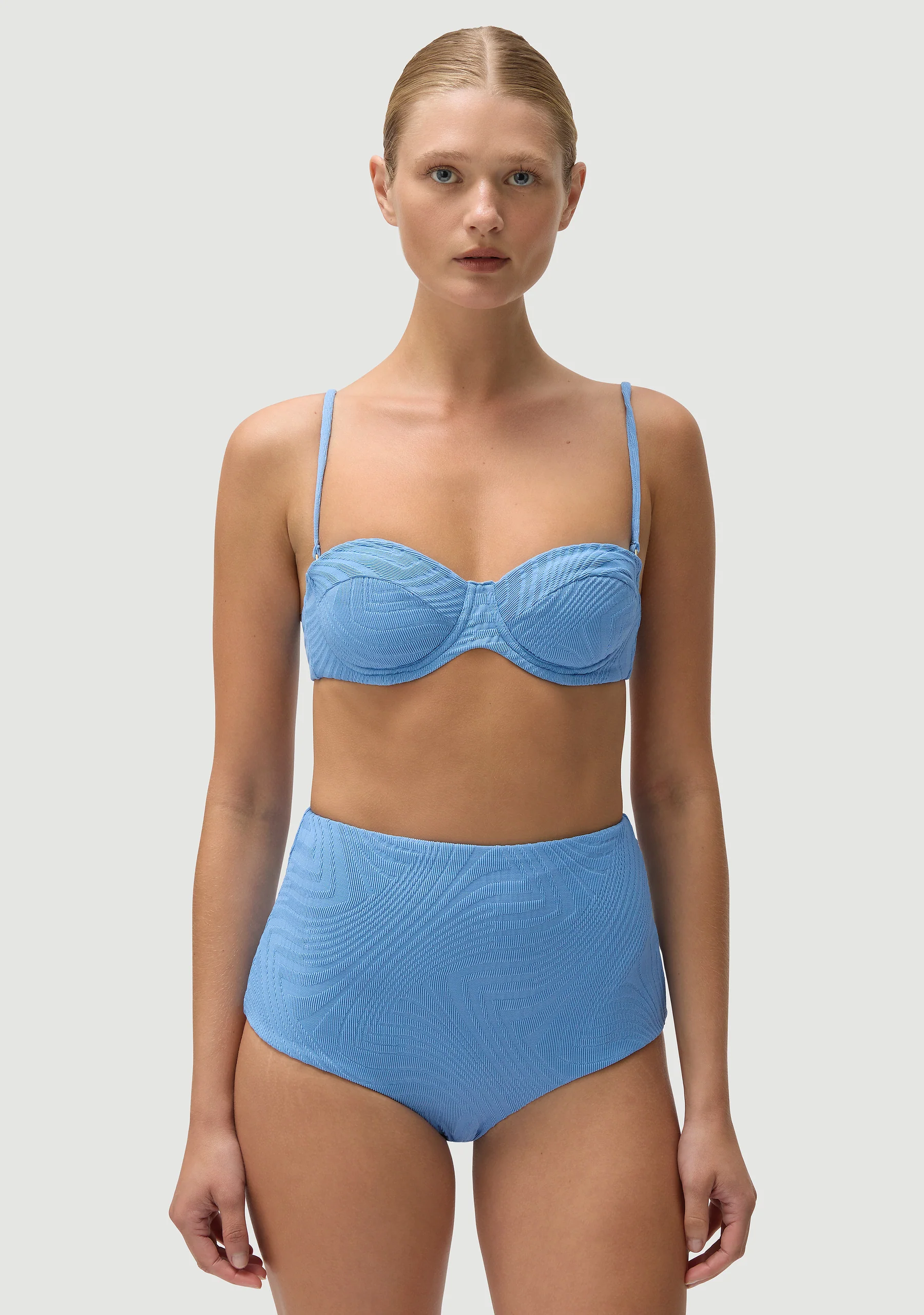 Rodney Padded Top | Lichen Blue - Image 4