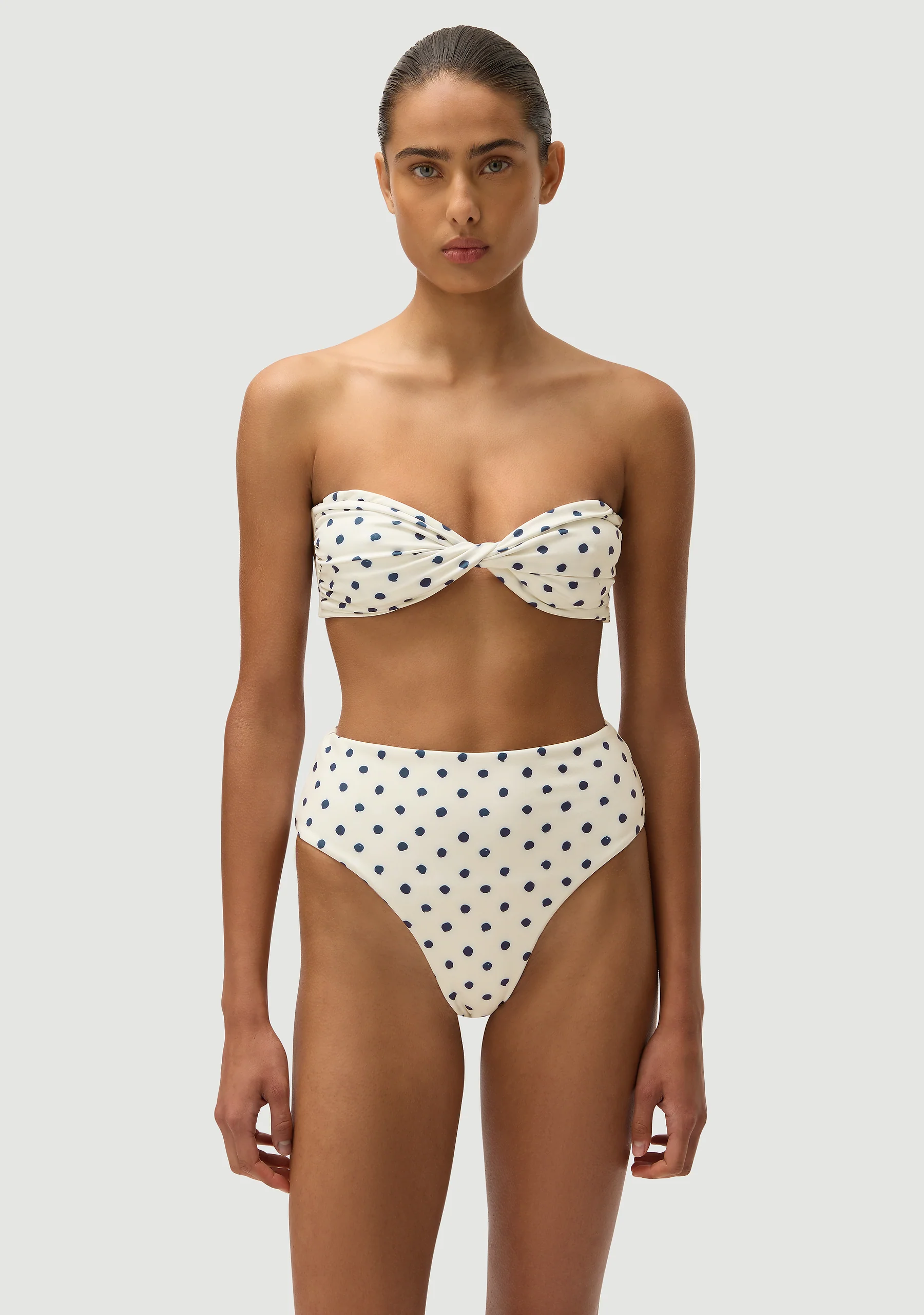 Brian Bottom | Cream Polka Navy - Image 4