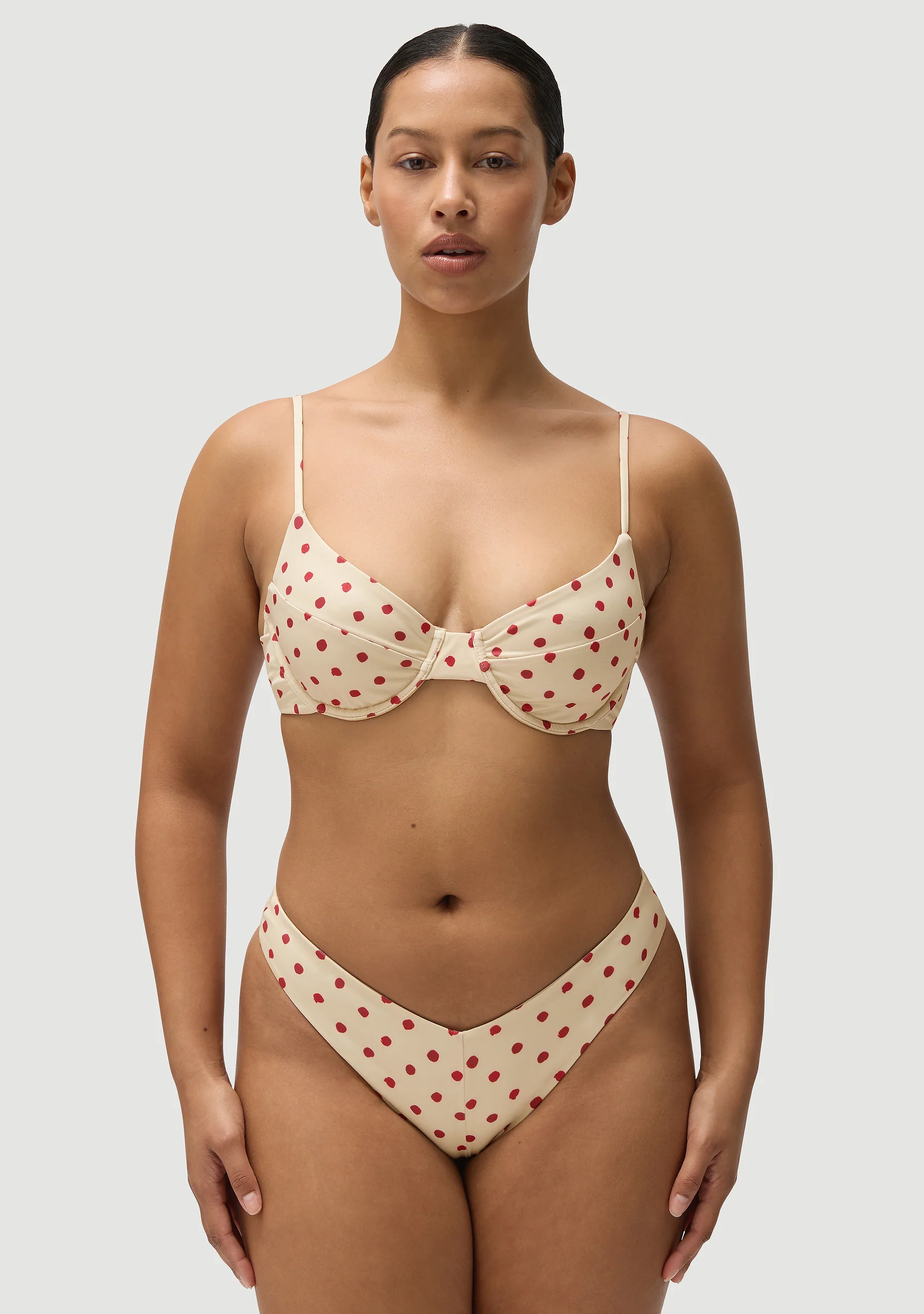 Gareth Top | Polka Red - Image 4