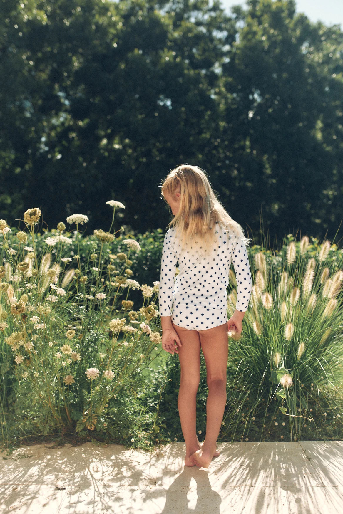 Lil George | Cream Polka Navy - Image 5