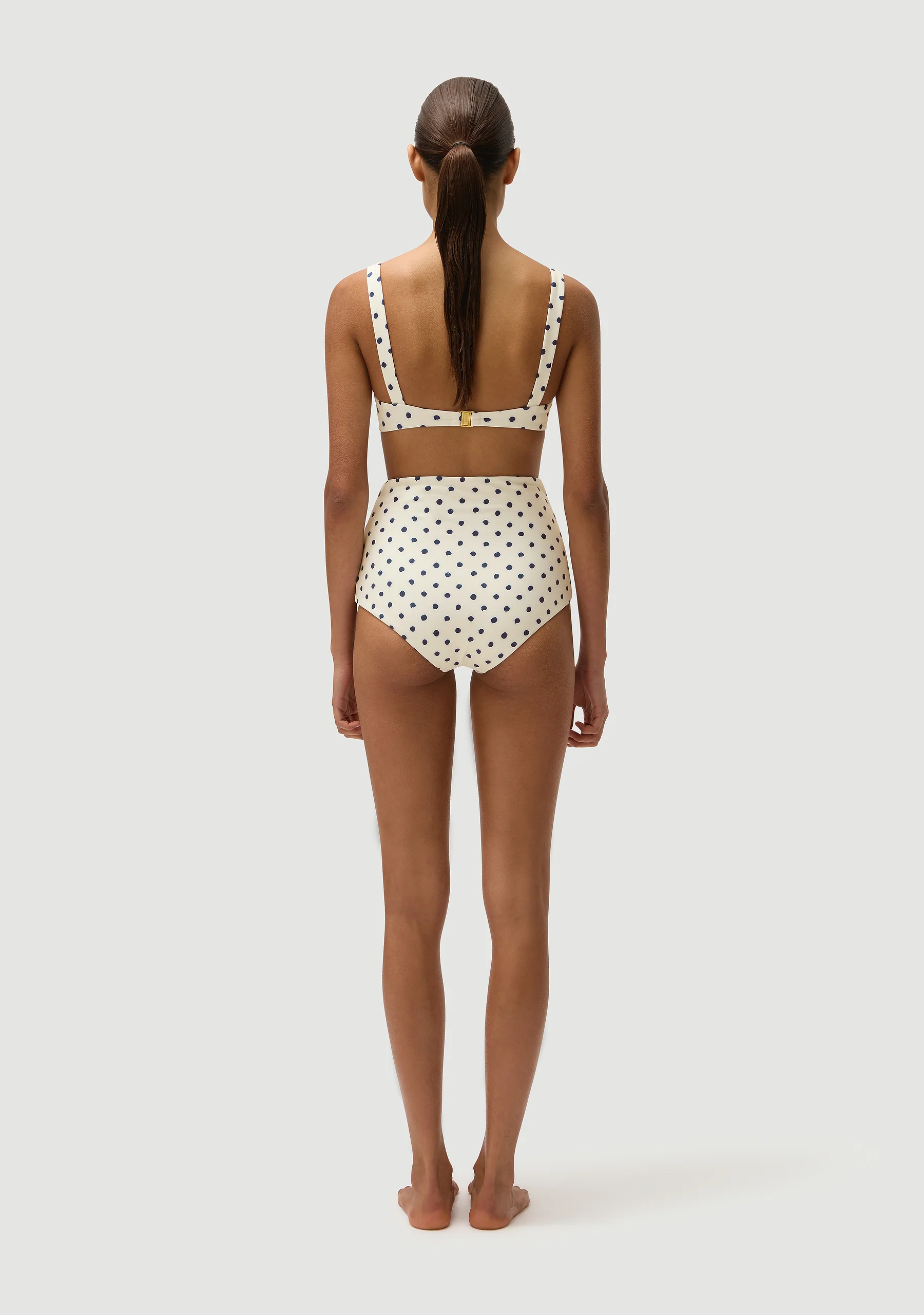 Marco Bottom | Cream Polka Navy - Image 5