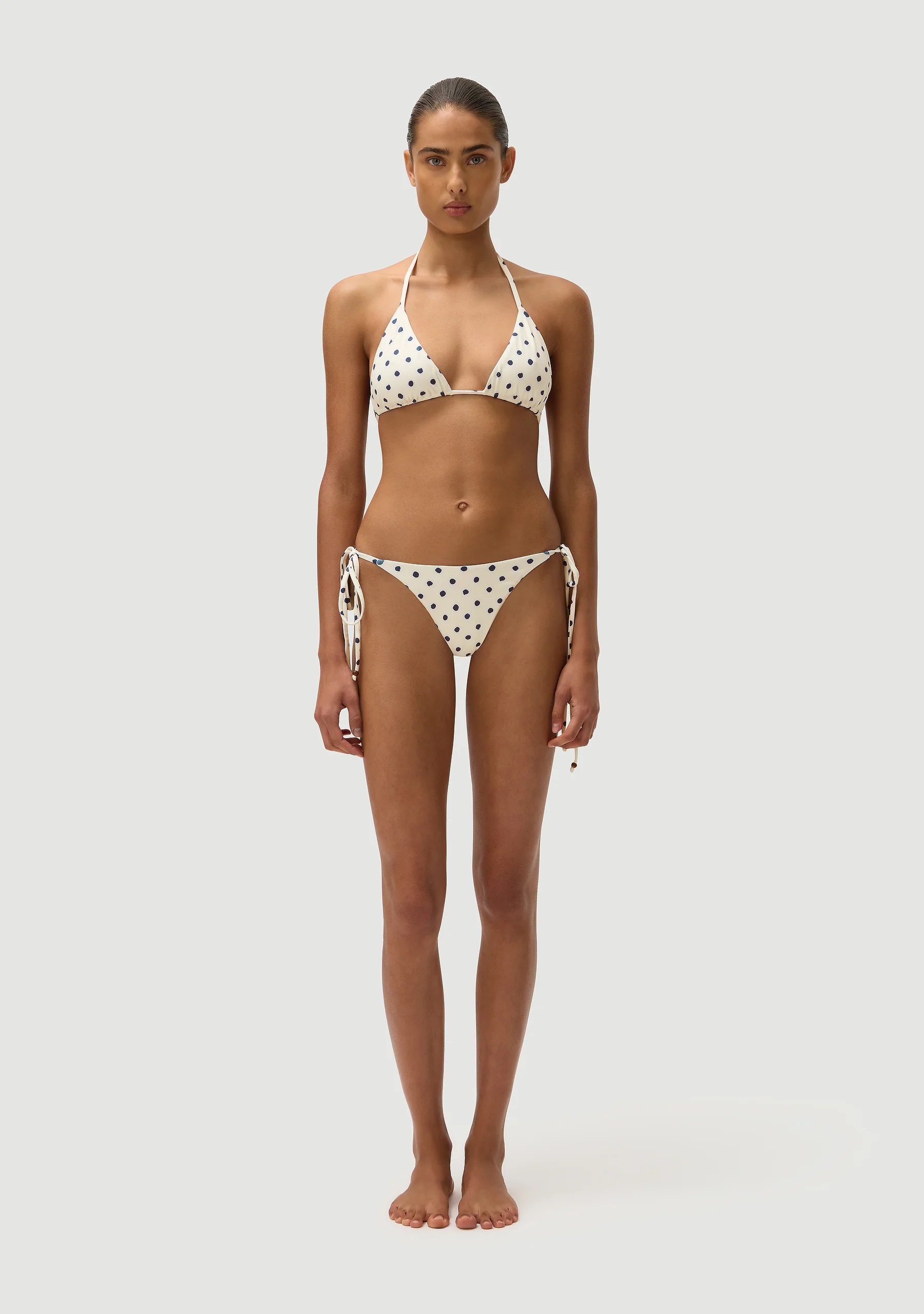 Marcus Bottom | Cream Polka Navy - Image 2