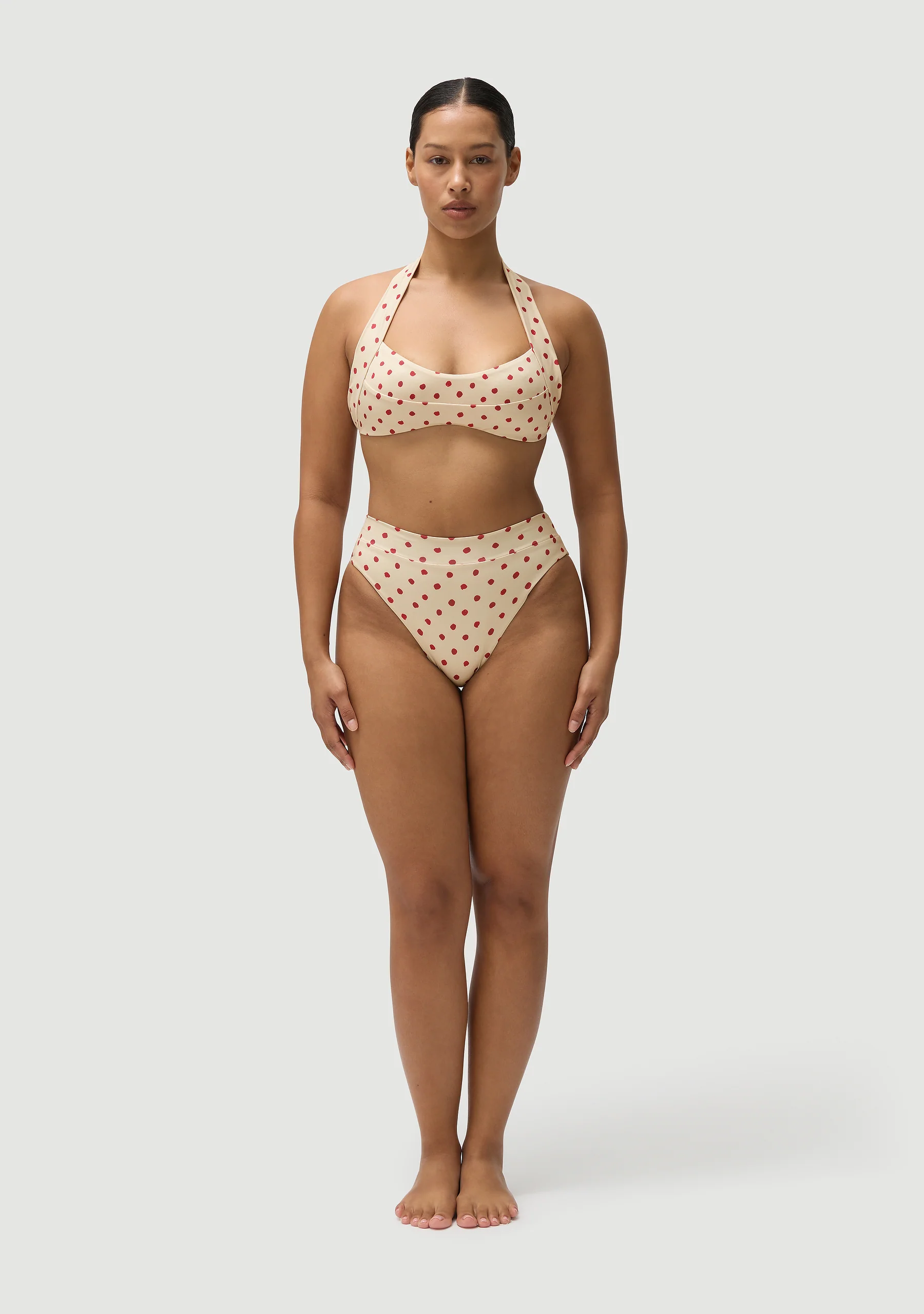 Mikey Top | Polka Red - Image 2