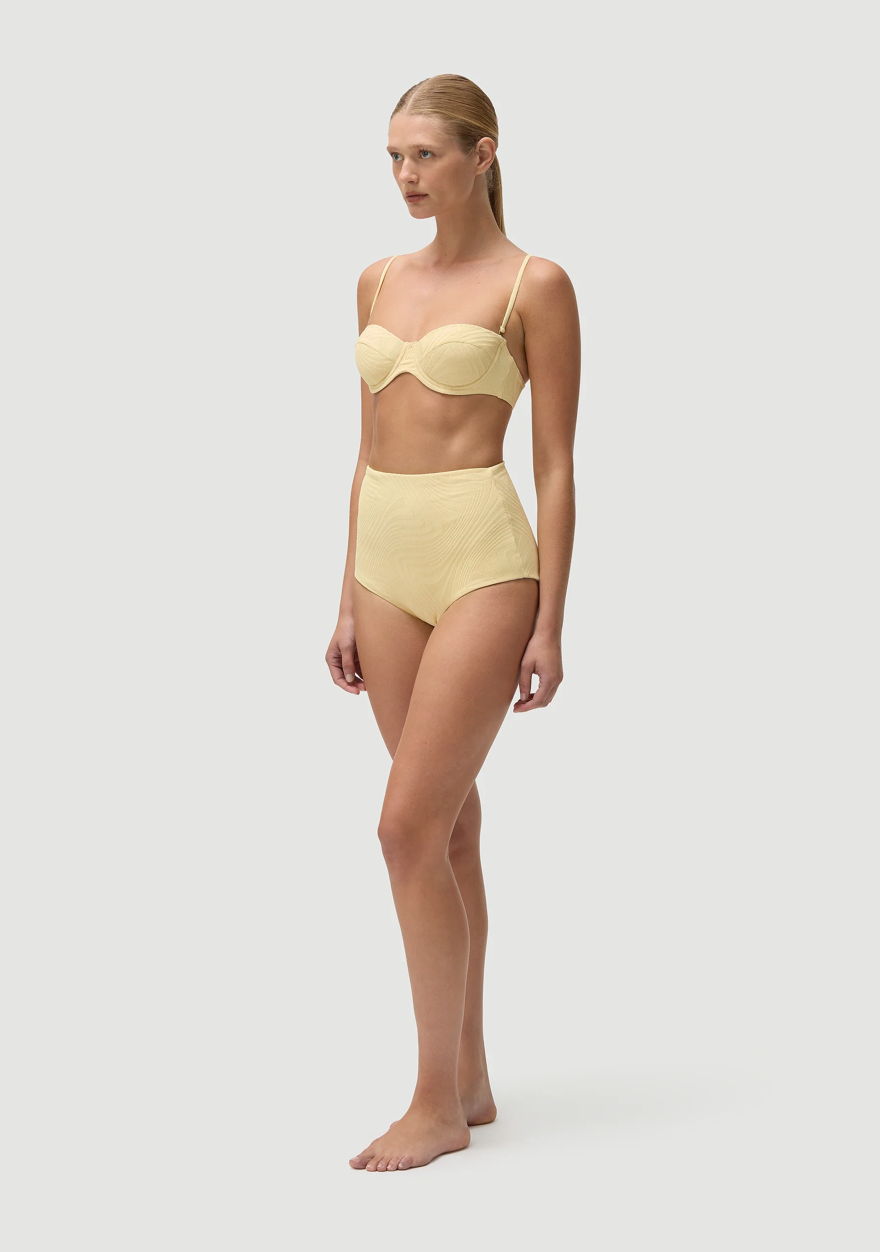 Rodney Padded Top | Anise Yellow - Image 3