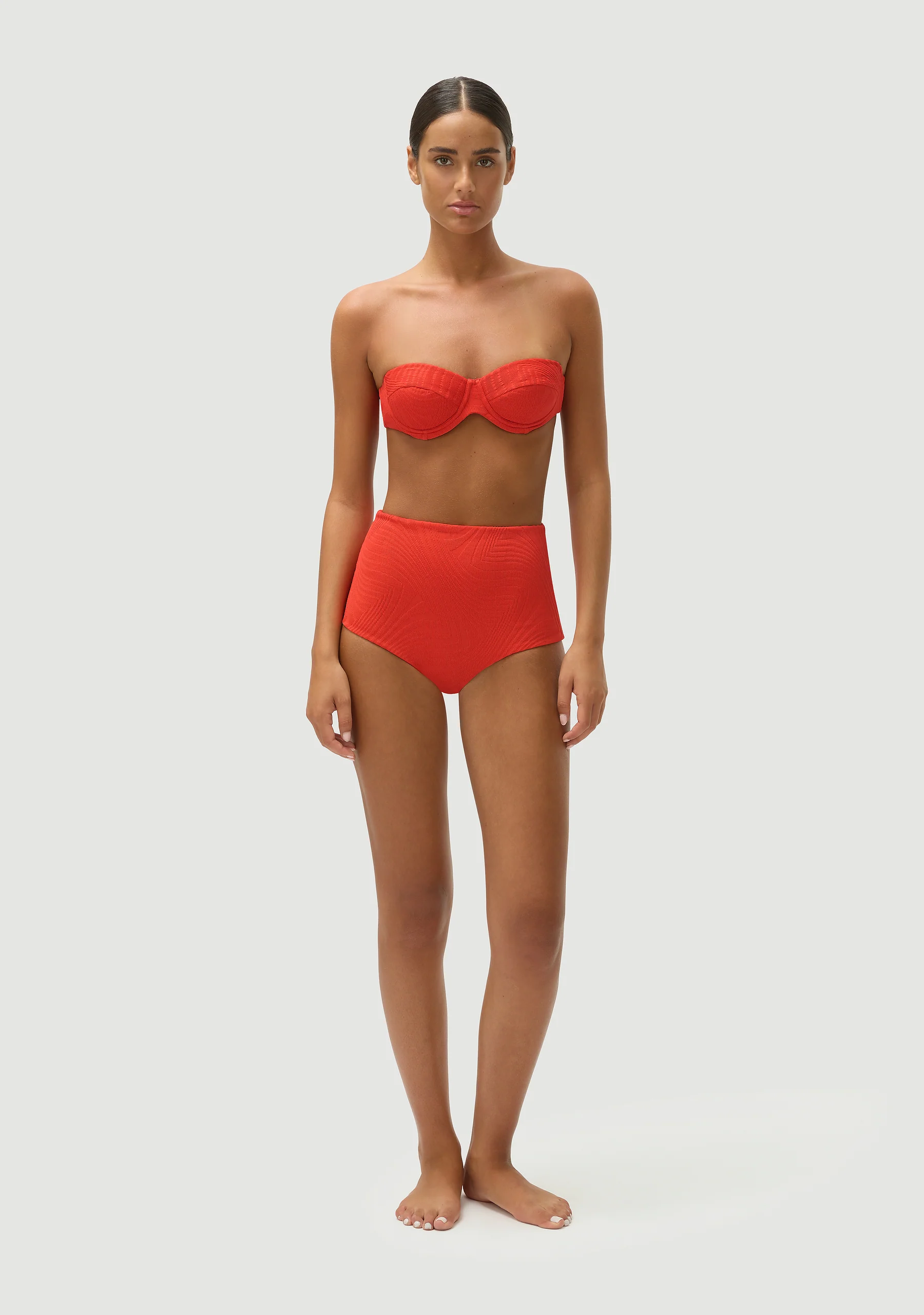 Rodney Padded Top | Campari - Image 6