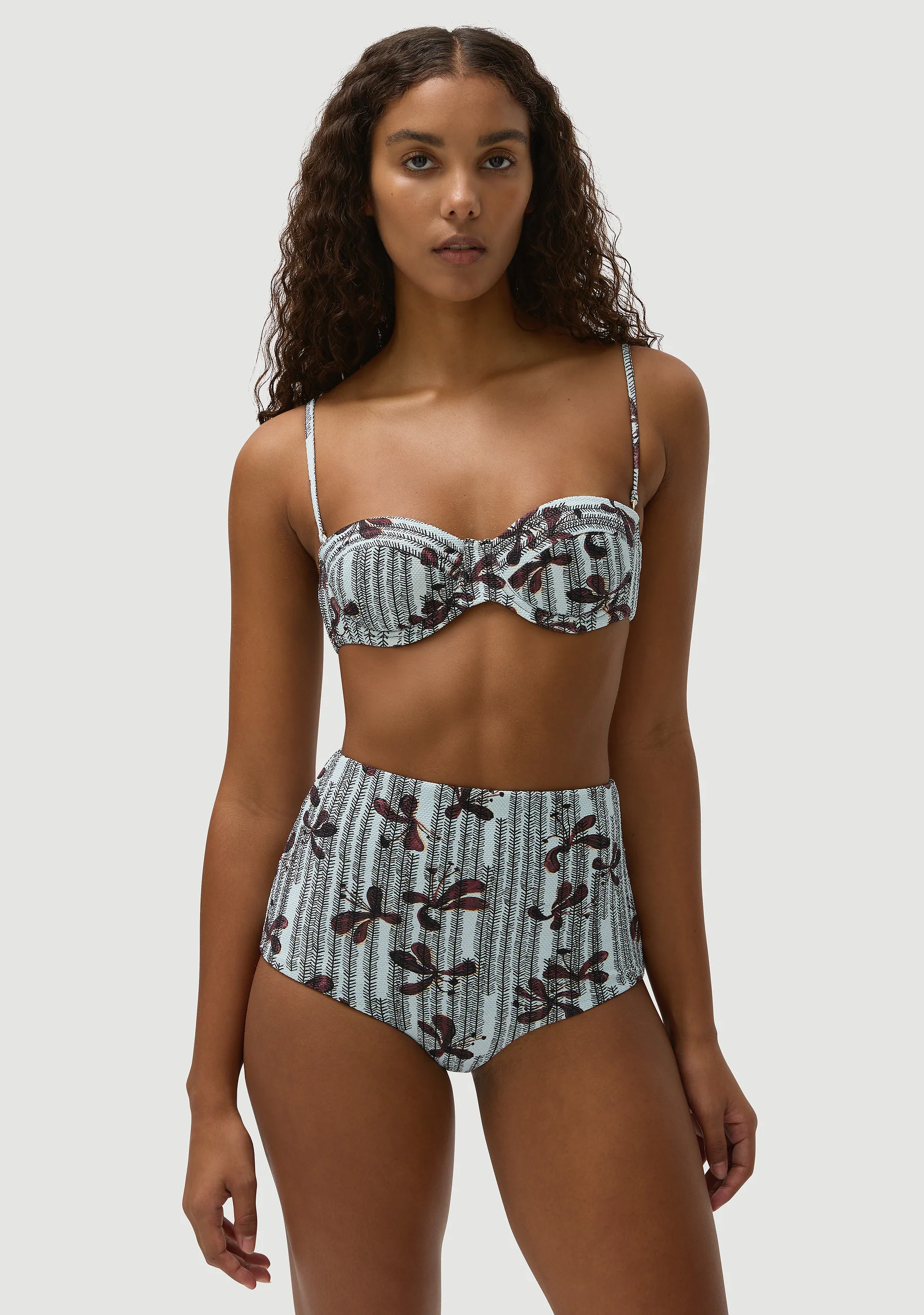 Rodney Padded Top | Kimono Floral - Image 4