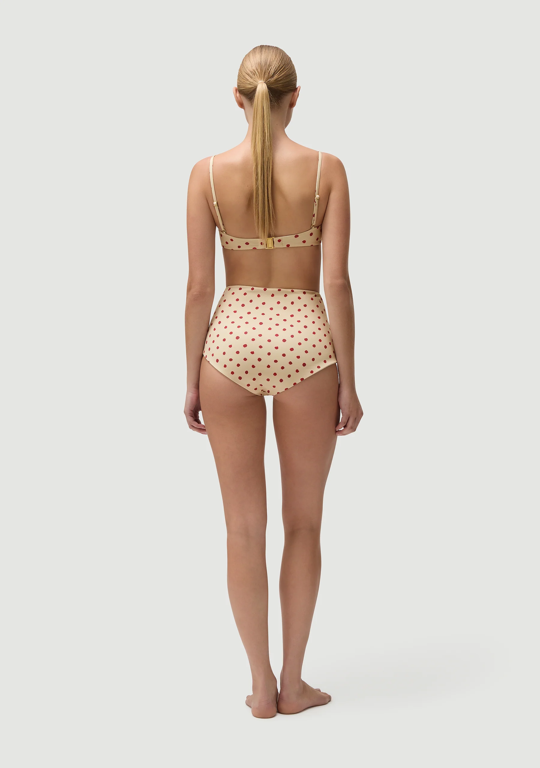 Rodney Padded Top | Polka Red - Image 5