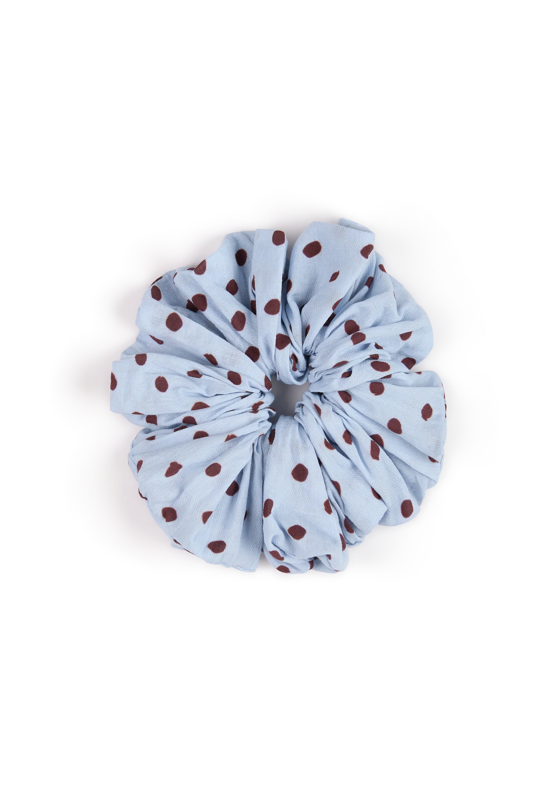 Scrunchie | Blue Polka Fudge - Image 2